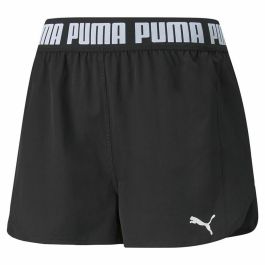 Pantalones Cortos Deportivos para Mujer Puma Train Strong Woven Negro