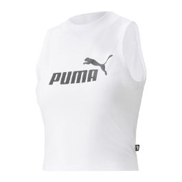 Top Deportivo de Mujer Puma Essentials High Neck Blanco