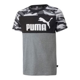Camiseta de Manga Corta Niño Puma ESS+ Camo Negro Precio: 20.9500005. SKU: S6438996