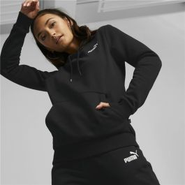 Sudadera con Capucha Mujer Puma Negro