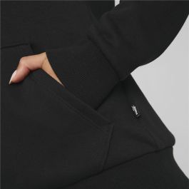 Sudadera con Capucha Mujer Puma Negro