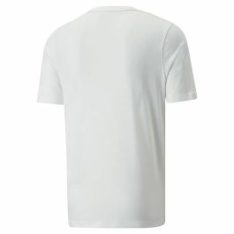 Camiseta de Manga Corta Hombre Puma Essentials Elevated Blanco L