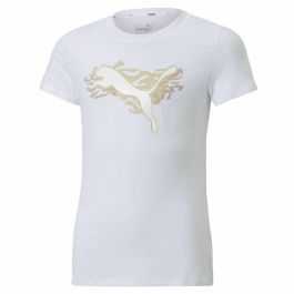 Camiseta de Manga Corta Infantil Puma Alpha Blanco Precio: 16.94999944. SKU: S6465023