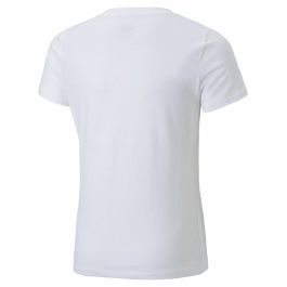 Camiseta de Manga Corta Infantil Puma Alpha Blanco