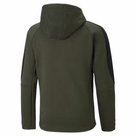 Chaqueta Deportiva para Niños Puma Evostripe Verde oscuro