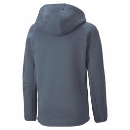 Sudadera con Capucha Unisex Puma Evostripe Youth Azul