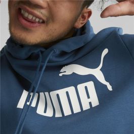 Sudadera con Capucha Hombre Puma Big Logo Azul