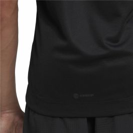 Camiseta para Hombre sin Mangas Adidas HIIT Spin Training Negro