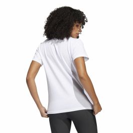 Camiseta de Manga Larga Mujer Adidas Print Graphic Blanco
