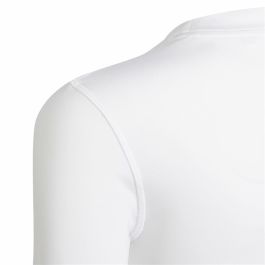 Camiseta de Manga Larga Infantil Adidas Techfit K Blanco