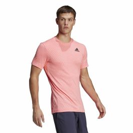 Camiseta de Manga Corta Hombre Adidas Freelift Rosa