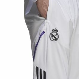Pantalón de Entrenamiento de Fútbol para Adultos Adidas Condivo Real Madrid 22 Blanco Hombre