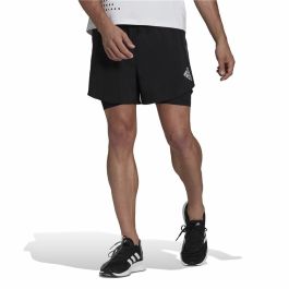 Pantalones Cortos Deportivos para Hombre Adidas Two-in-One Negro