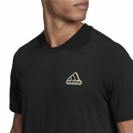 Camiseta de Manga Corta Hombre Adidas Essentials Feel Comfy Negro