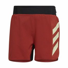 Pantalón Corto Deportivo Adidas Terrex Agravic Rojo Marrón
