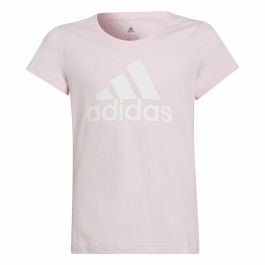 Camiseta de Manga Corta Infantil Adidas Rosa