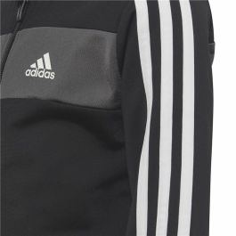 Chándal Infantil Adidas Essentials Shiny 3 Stripes Negro