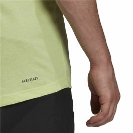 Camiseta de Manga Corta Hombre Adidas Aeroready Designed 2 Move Verde