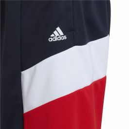 Pantalones Cortos Deportivos para Niños Adidas D2M Big Logo Azul oscuro