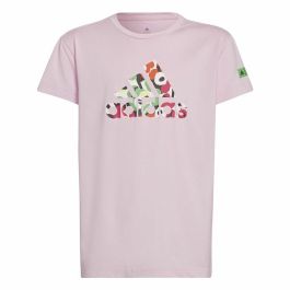 Camiseta de Manga Corta Infantil Adidas x Marimekko Rosa Precio: 19.94999963. SKU: S6468264