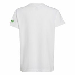 Camiseta de Manga Corta Infantil Adidas x Marimekko Blanco