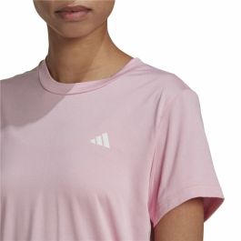 Camiseta de Manga Corta Mujer Adidas Training Minimal Rosa