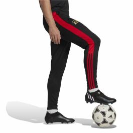 Pantalón de Entrenamiento de Fútbol para Adultos Adidas Salah Negro Hombre