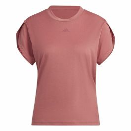 Camiseta de Manga Corta Mujer Adidas trainning Floral Rosa oscuro