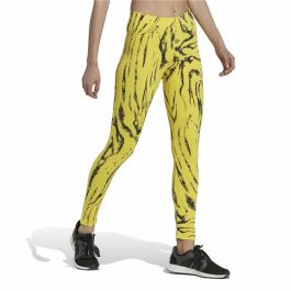 Mallas Deportivas de Mujer Adidas Future Icons Animal-Print Amarillo