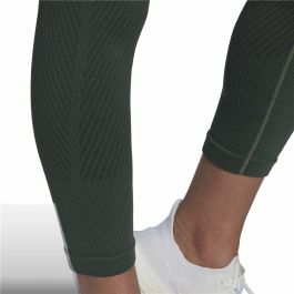 Mallas Deportivas de Mujer Adidas Aeroknit Branded 7/8 Tight Verde