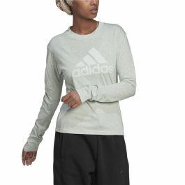 Camiseta de Manga Larga Mujer Adidas Future Icons Beige