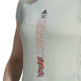 Camiseta de Manga Corta Mujer Adidas Agravic Blanco Cálido