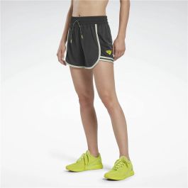 Pantalones Cortos Deportivos para Mujer Reebok Les Mills Negro