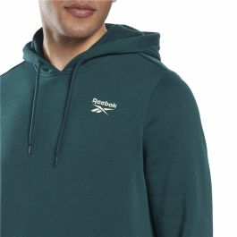 Sudadera con Capucha Hombre Reebok Identity Fleece Verde