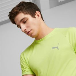Camiseta de Manga Corta Hombre Puma Evostripe Verde