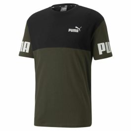 Camiseta Deportiva de Manga Corta Puma Power Colorblock Negro Precio: 25.95000001. SKU: S6452574