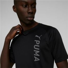 Camiseta de Manga Corta Hombre Puma Fit Negro Hombre