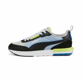 Zapatillas Casual Hombre Puma R22 Azul Amarillo Precio: 62.94999953. SKU: S6465851