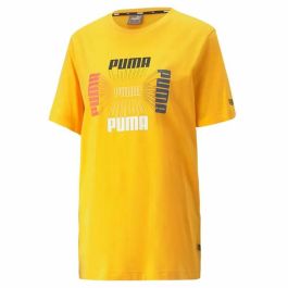 Camiseta de Manga Corta Hombre Puma Essential Logo Repeat Graphic Amarillo Precio: 24.95000035. SKU: S6471983