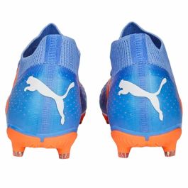 Botas de Fútbol para Adultos Puma Future Match Fg/Ag Glimmer Azul Naranja Mujer