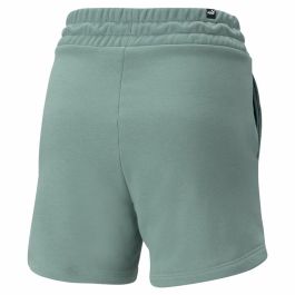 Pantalones Cortos Deportivos para Hombre Puma Ess 5" High Waist Aguamarina Verde