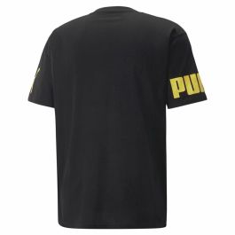 Camiseta de Manga Corta Hombre Puma Power Summer Negro Unisex