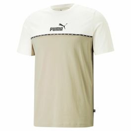 Camiseta Puma Ess Block X Tape Beige Hombre Precio: 30.94999952. SKU: S64109842