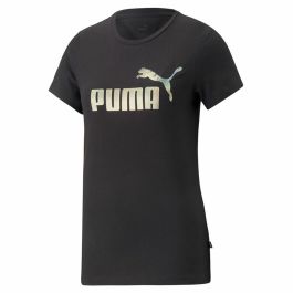 Camiseta de Manga Corta Mujer Puma Essentials+ Nova Shine Negro