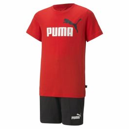 Conjunto Deportivo para Niños Puma Set For All Time Rojo