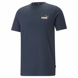 Camiseta Puma Ess+ 2 Col Small Log Azul oscuro Unisex Precio: 24.95000035. SKU: S64111288