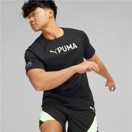 Camiseta de Manga Corta Hombre Puma Ultrabreathe Triblend Negro