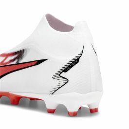 Botas de Fútbol para Adultos Puma Ultra Match+ Ll Fg/A Blanco Rojo