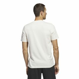Camiseta de Manga Corta Hombre Adidas Lounge Blanco