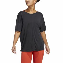 Camiseta de Manga Corta Mujer Adidas Studio Oversized Negro